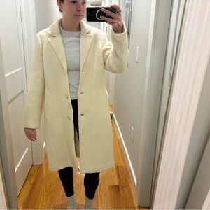 Abercrombie & Fitch Cream Teddy Jacket